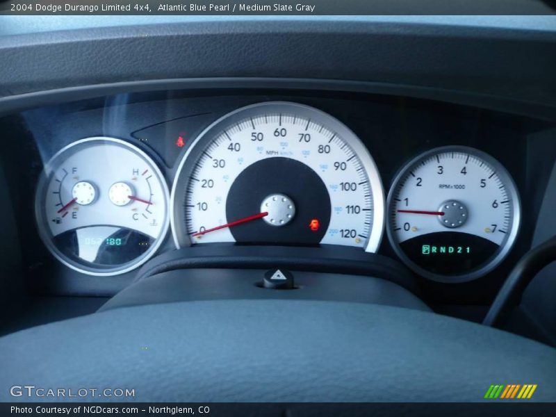Atlantic Blue Pearl / Medium Slate Gray 2004 Dodge Durango Limited 4x4