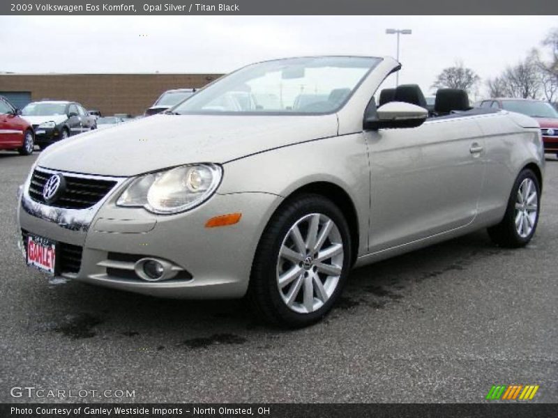 Opal Silver / Titan Black 2009 Volkswagen Eos Komfort