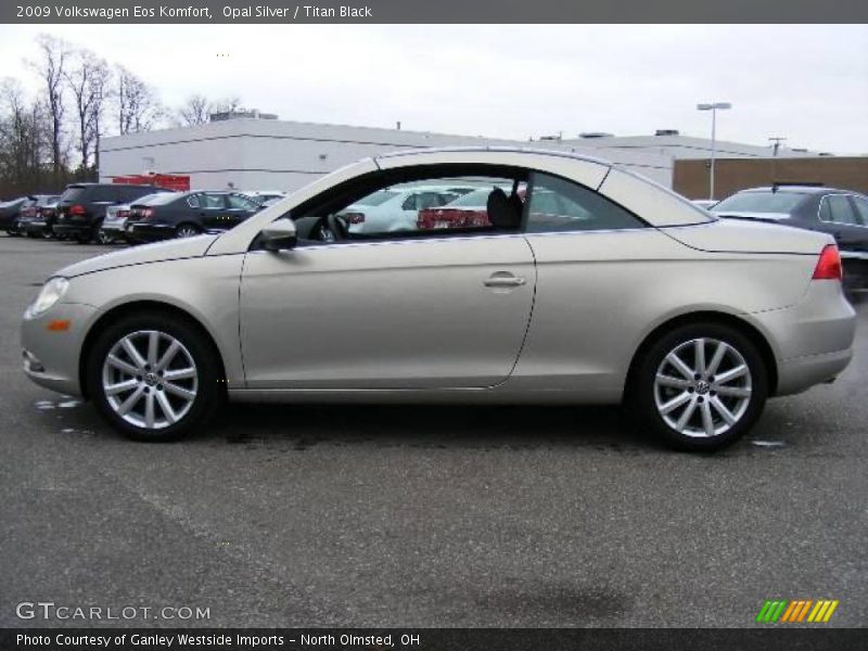 Opal Silver / Titan Black 2009 Volkswagen Eos Komfort