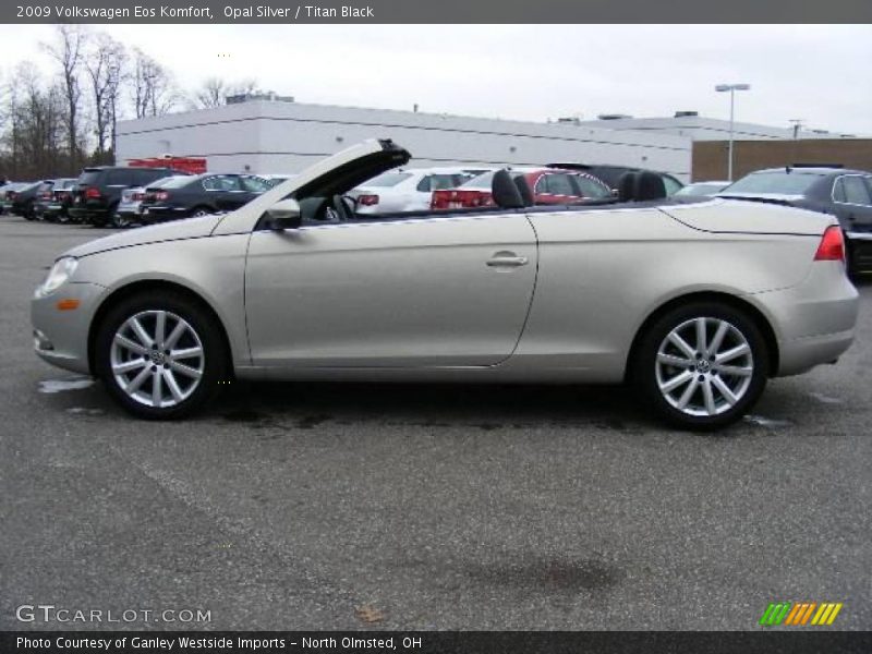 Opal Silver / Titan Black 2009 Volkswagen Eos Komfort