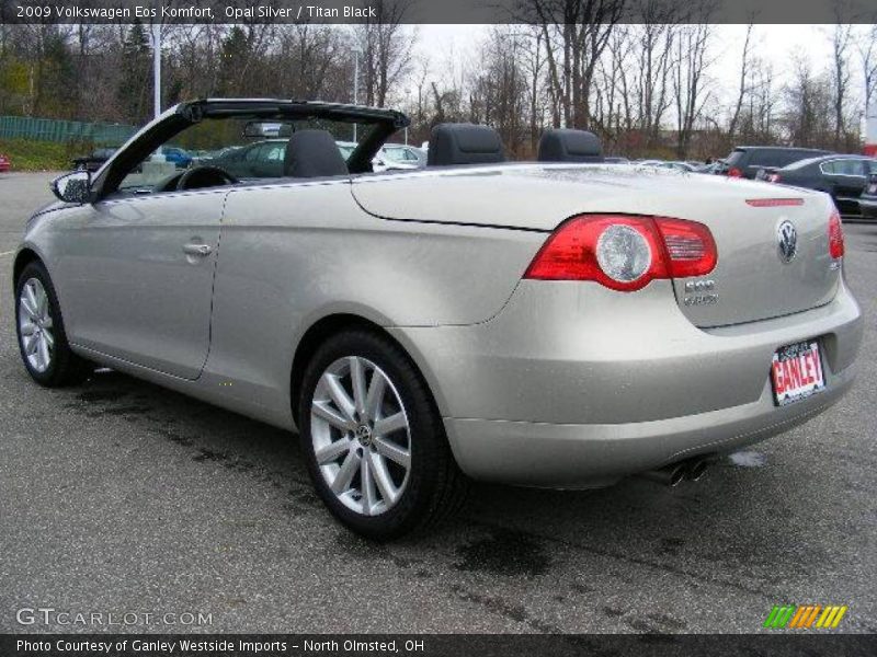 Opal Silver / Titan Black 2009 Volkswagen Eos Komfort