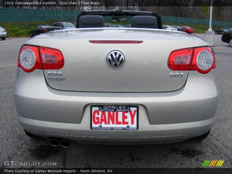 Opal Silver / Titan Black 2009 Volkswagen Eos Komfort
