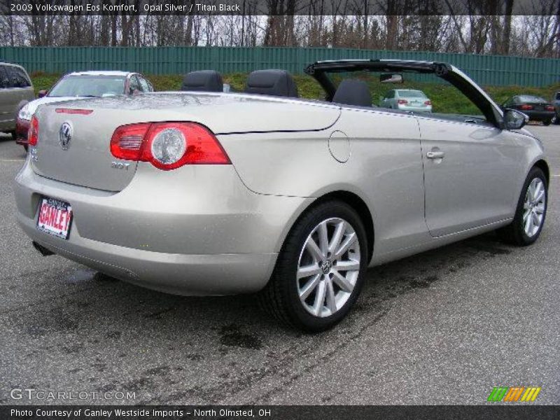 Opal Silver / Titan Black 2009 Volkswagen Eos Komfort