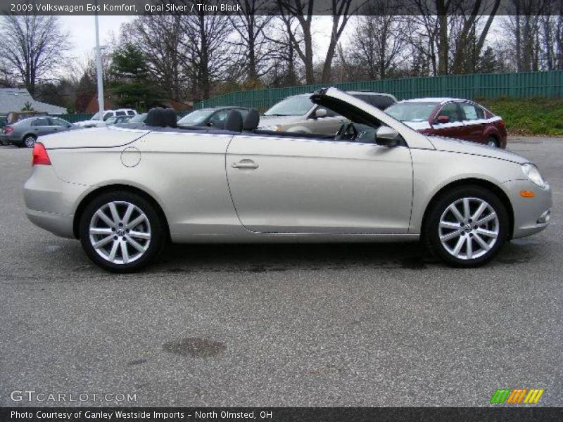 Opal Silver / Titan Black 2009 Volkswagen Eos Komfort