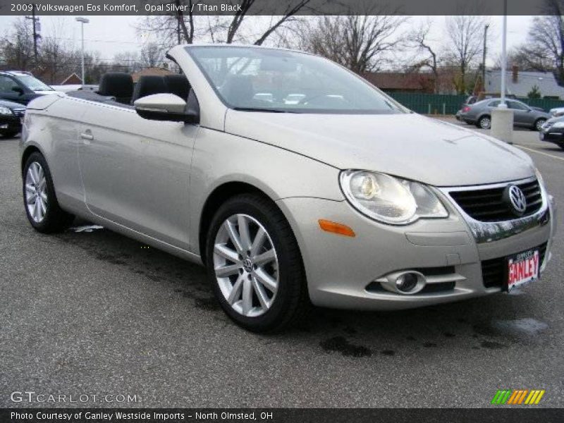 Opal Silver / Titan Black 2009 Volkswagen Eos Komfort