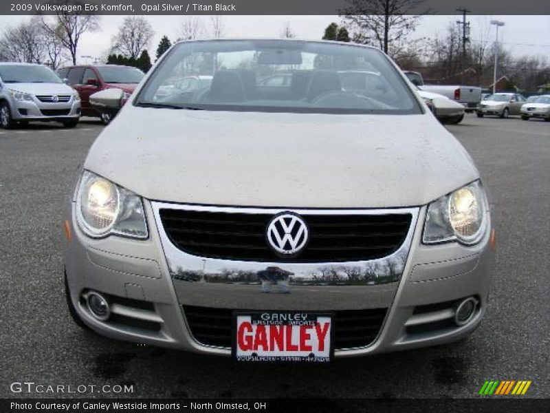 Opal Silver / Titan Black 2009 Volkswagen Eos Komfort