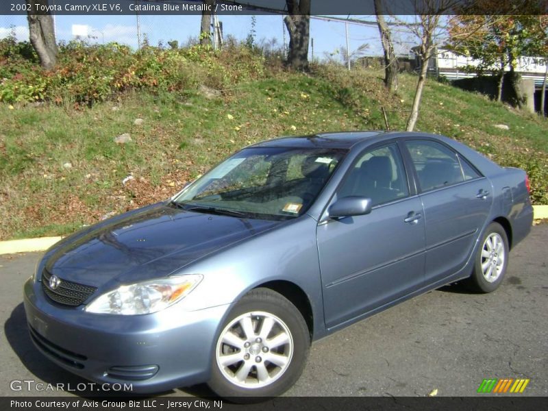 Catalina Blue Metallic / Stone 2002 Toyota Camry XLE V6