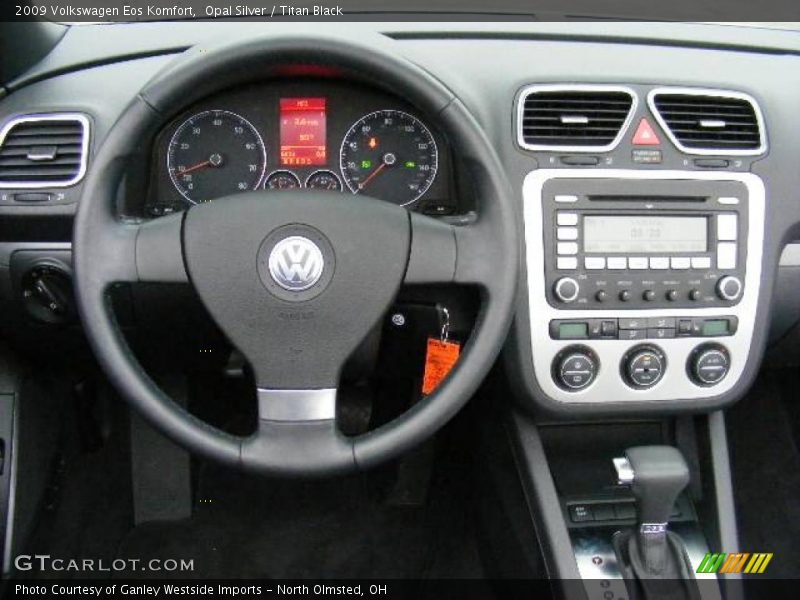 Opal Silver / Titan Black 2009 Volkswagen Eos Komfort