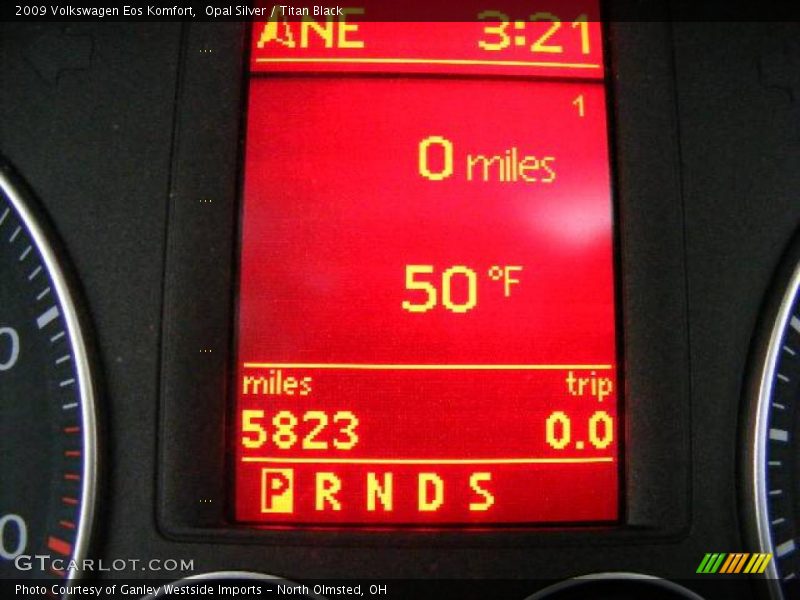 Opal Silver / Titan Black 2009 Volkswagen Eos Komfort
