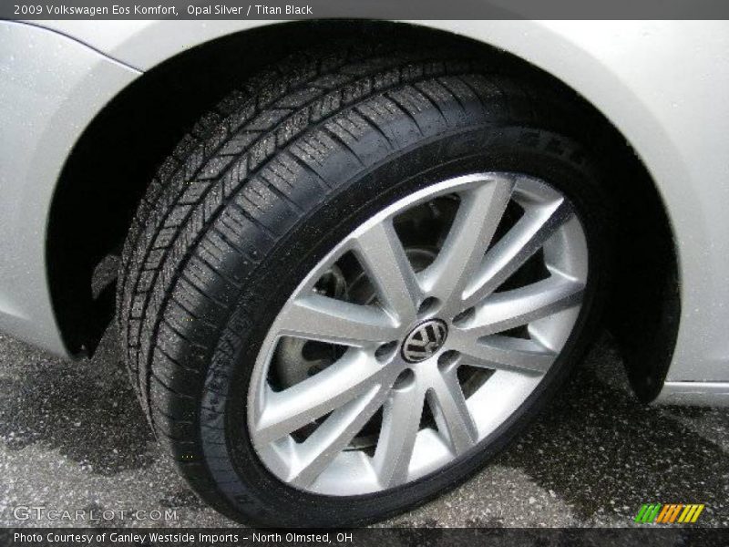 Opal Silver / Titan Black 2009 Volkswagen Eos Komfort