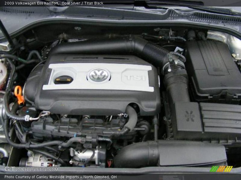 Opal Silver / Titan Black 2009 Volkswagen Eos Komfort