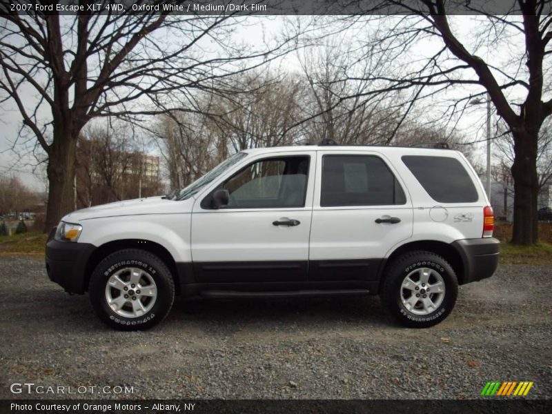 Oxford White / Medium/Dark Flint 2007 Ford Escape XLT 4WD