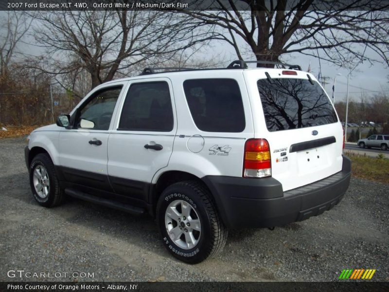 Oxford White / Medium/Dark Flint 2007 Ford Escape XLT 4WD