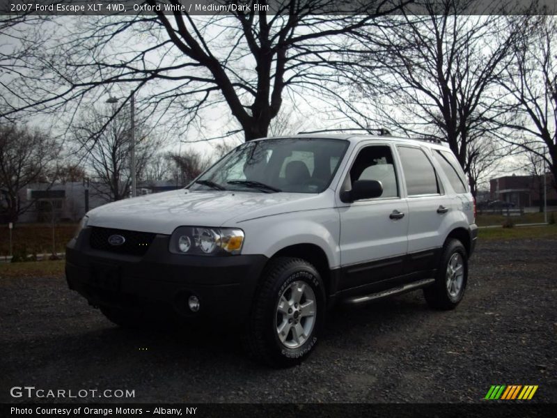 Oxford White / Medium/Dark Flint 2007 Ford Escape XLT 4WD