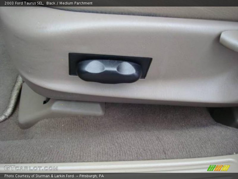 Black / Medium Parchment 2003 Ford Taurus SEL