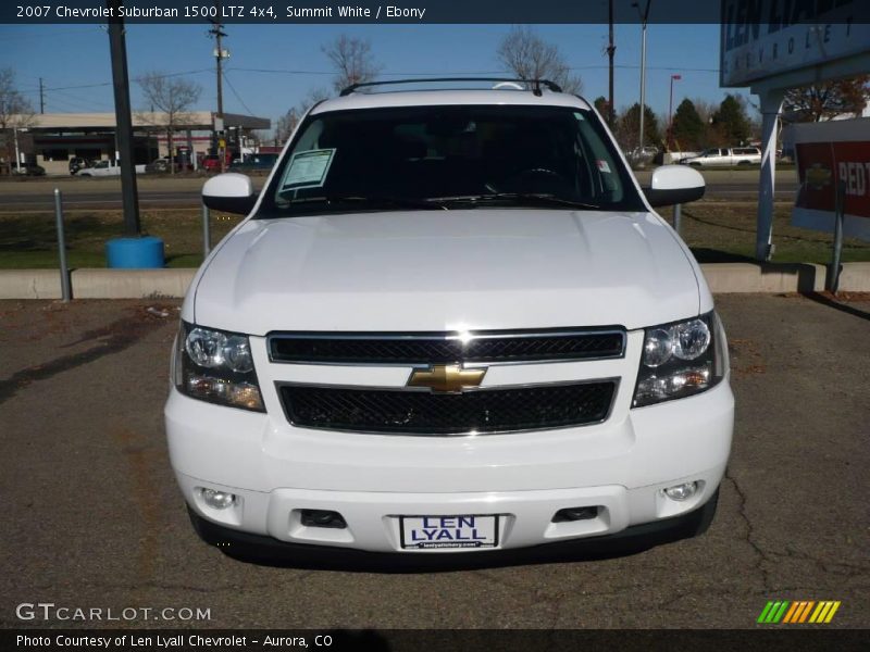 Summit White / Ebony 2007 Chevrolet Suburban 1500 LTZ 4x4