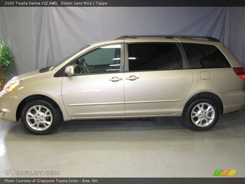 Desert Sand Mica / Taupe 2005 Toyota Sienna XLE AWD