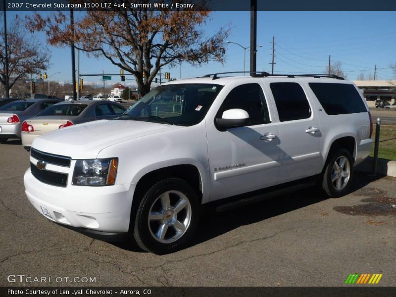 Summit White / Ebony 2007 Chevrolet Suburban 1500 LTZ 4x4