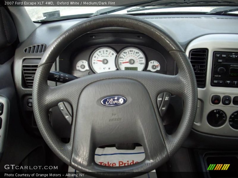 Oxford White / Medium/Dark Flint 2007 Ford Escape XLT 4WD