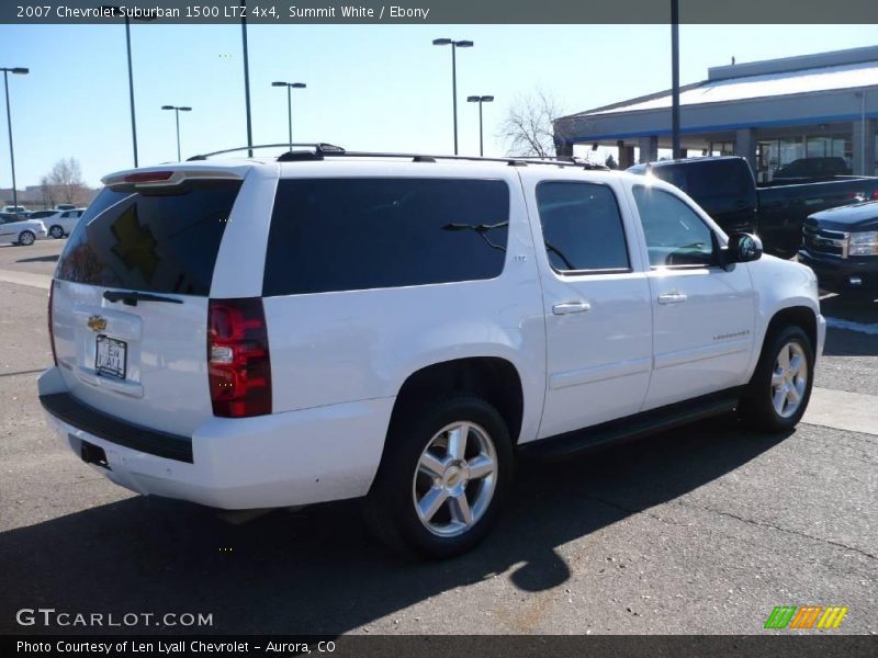 Summit White / Ebony 2007 Chevrolet Suburban 1500 LTZ 4x4