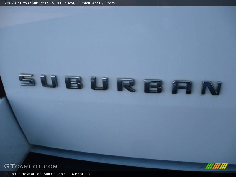 Summit White / Ebony 2007 Chevrolet Suburban 1500 LTZ 4x4