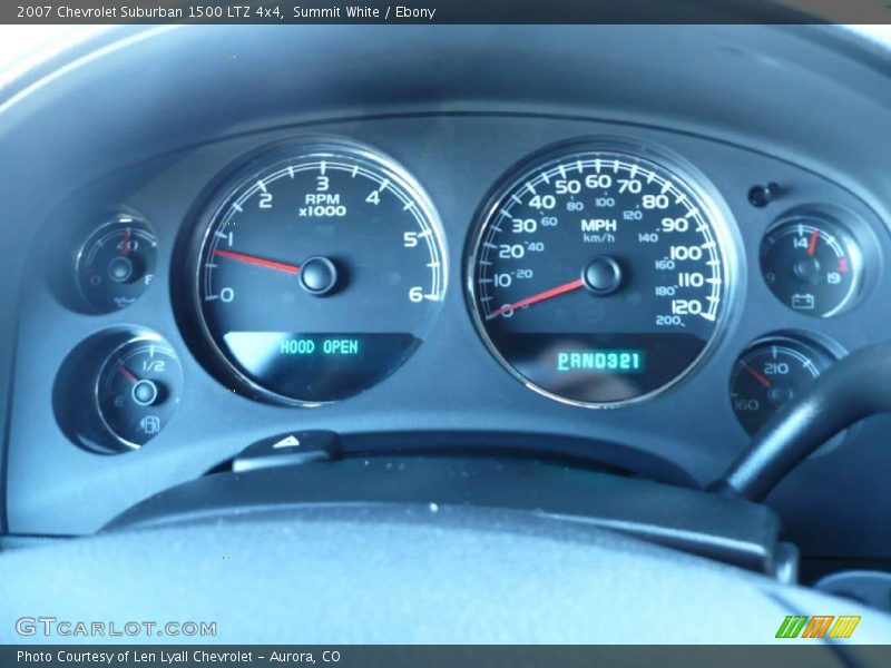 Summit White / Ebony 2007 Chevrolet Suburban 1500 LTZ 4x4
