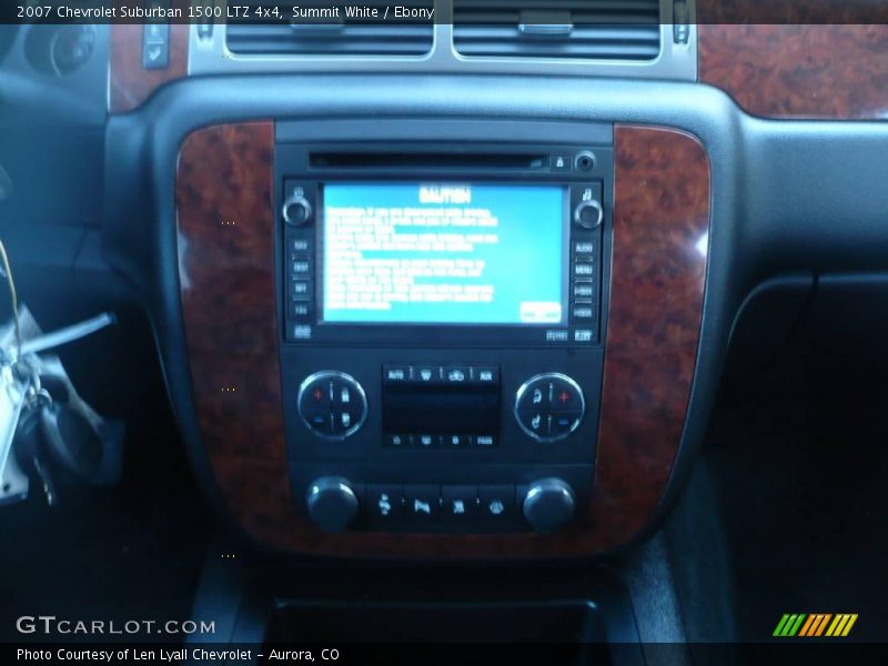 Summit White / Ebony 2007 Chevrolet Suburban 1500 LTZ 4x4