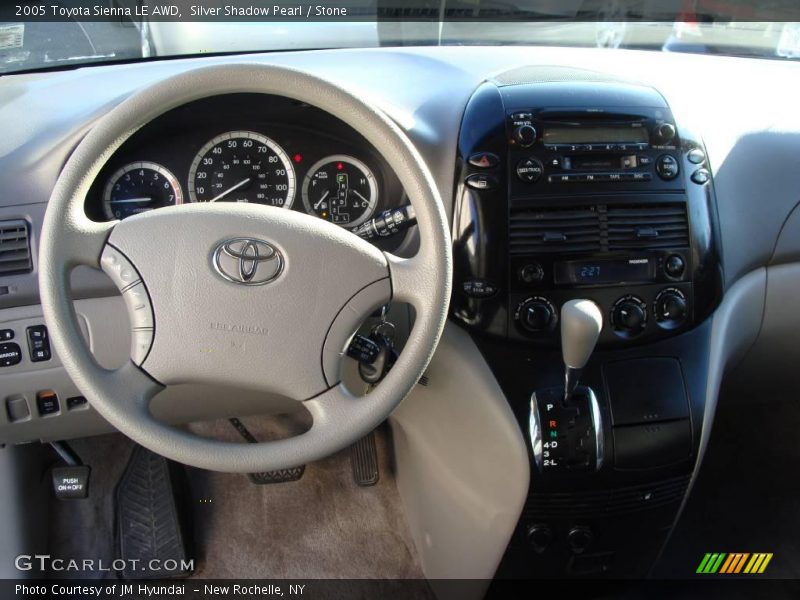 Silver Shadow Pearl / Stone 2005 Toyota Sienna LE AWD