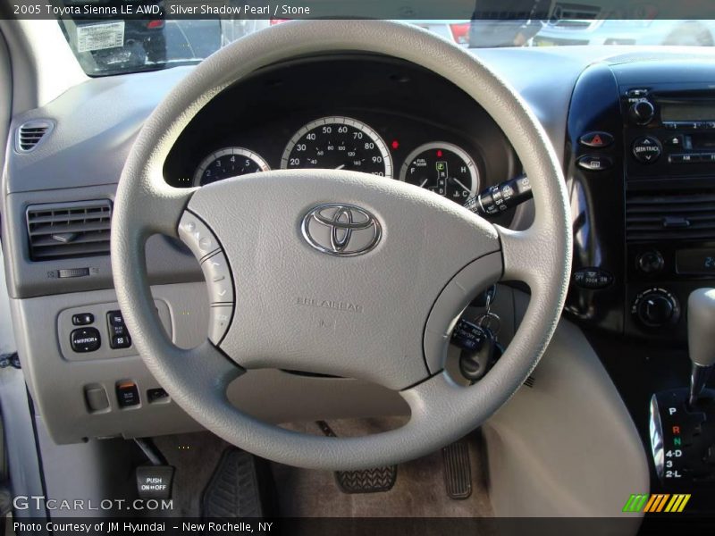 Silver Shadow Pearl / Stone 2005 Toyota Sienna LE AWD