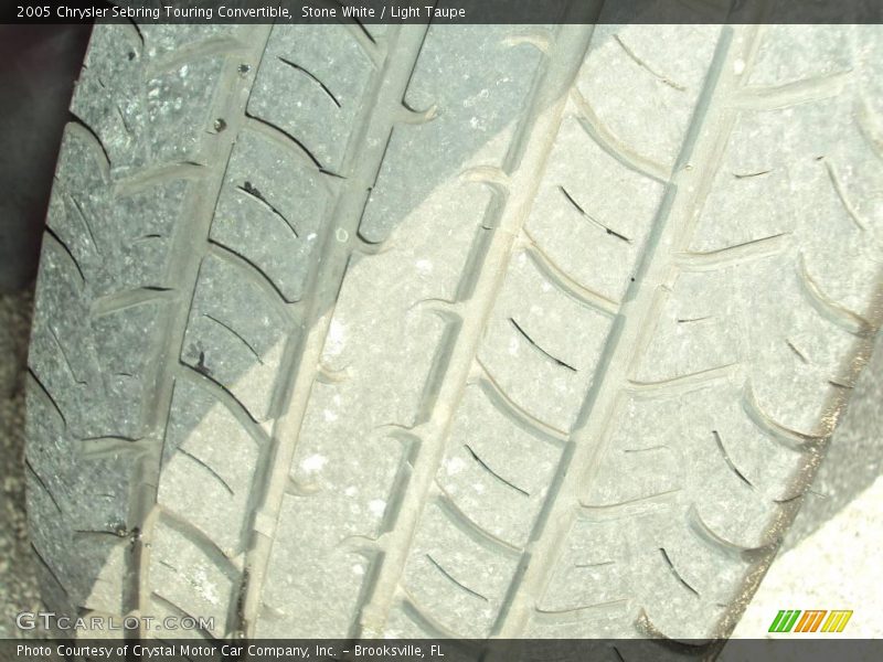 Stone White / Light Taupe 2005 Chrysler Sebring Touring Convertible