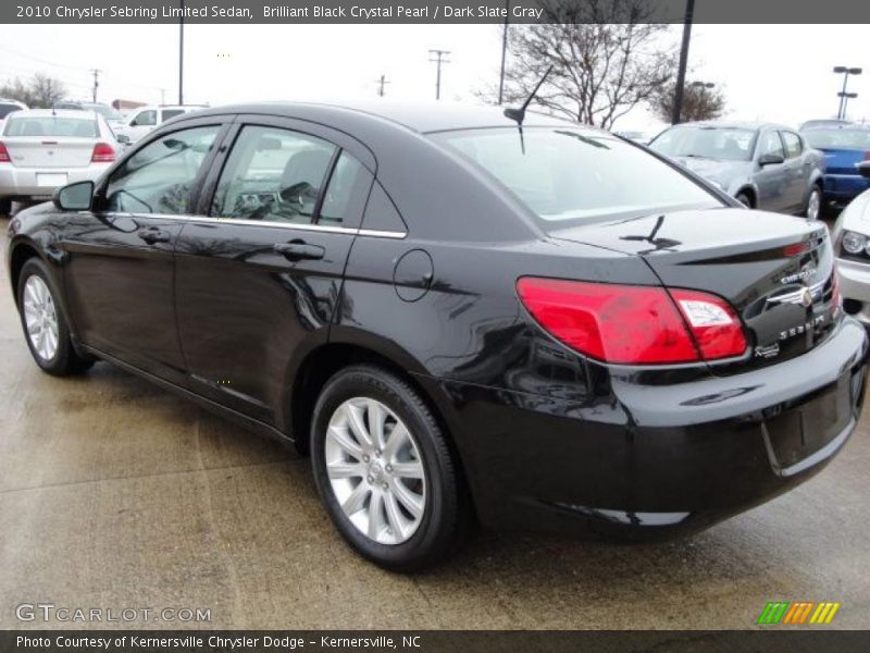 Brilliant Black Crystal Pearl / Dark Slate Gray 2010 Chrysler Sebring Limited Sedan