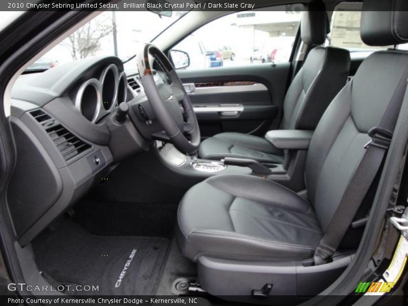 Brilliant Black Crystal Pearl / Dark Slate Gray 2010 Chrysler Sebring Limited Sedan