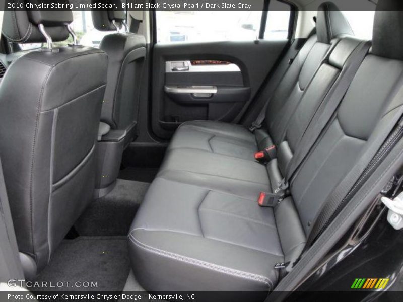 Brilliant Black Crystal Pearl / Dark Slate Gray 2010 Chrysler Sebring Limited Sedan
