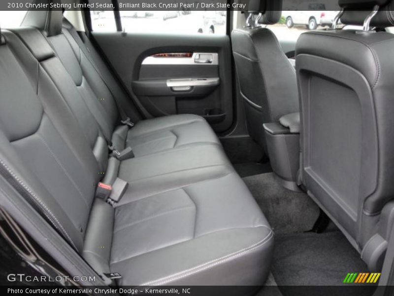 Brilliant Black Crystal Pearl / Dark Slate Gray 2010 Chrysler Sebring Limited Sedan
