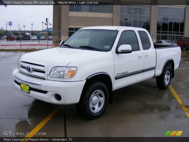 Natural White / Light Charcoal 2006 Toyota Tundra SR5 Access Cab