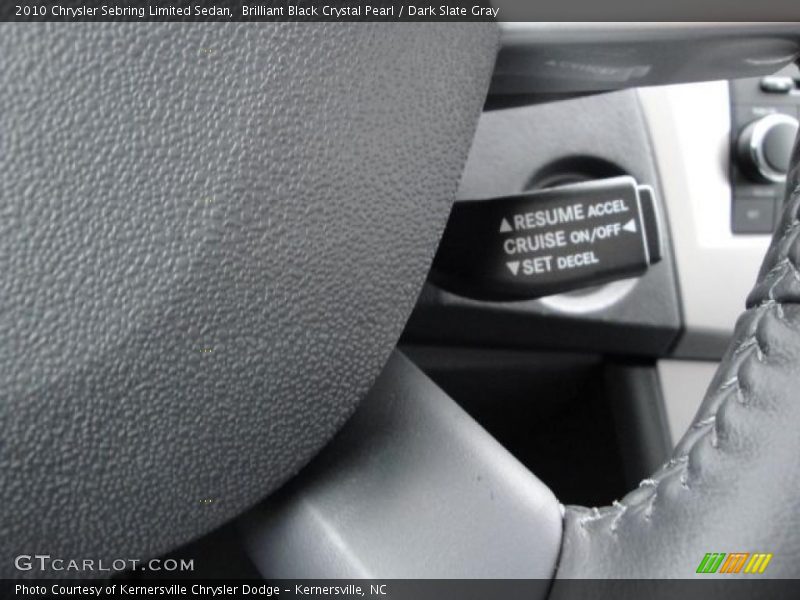 Brilliant Black Crystal Pearl / Dark Slate Gray 2010 Chrysler Sebring Limited Sedan