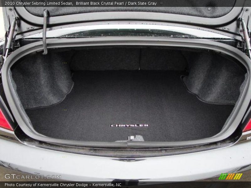Brilliant Black Crystal Pearl / Dark Slate Gray 2010 Chrysler Sebring Limited Sedan