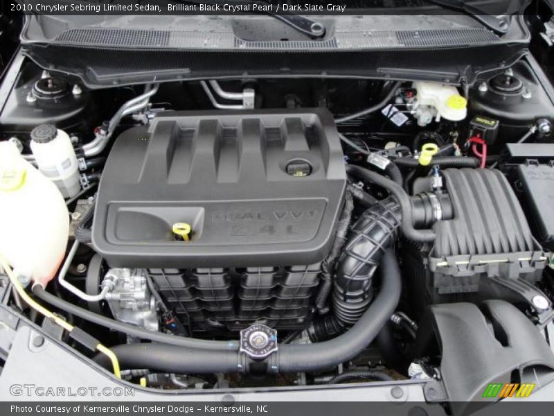 Brilliant Black Crystal Pearl / Dark Slate Gray 2010 Chrysler Sebring Limited Sedan