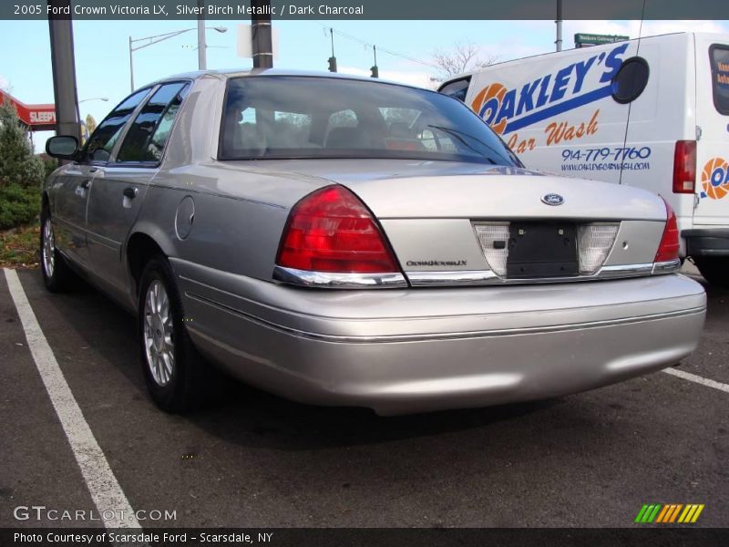 Silver Birch Metallic / Dark Charcoal 2005 Ford Crown Victoria LX