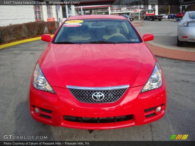 Absolutely Red / Ivory 2007 Toyota Solara SE Coupe
