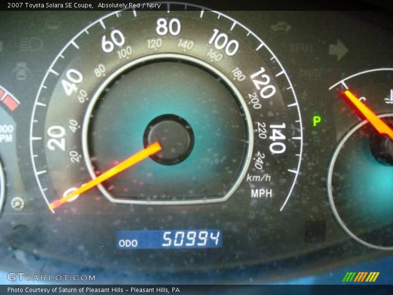 Absolutely Red / Ivory 2007 Toyota Solara SE Coupe