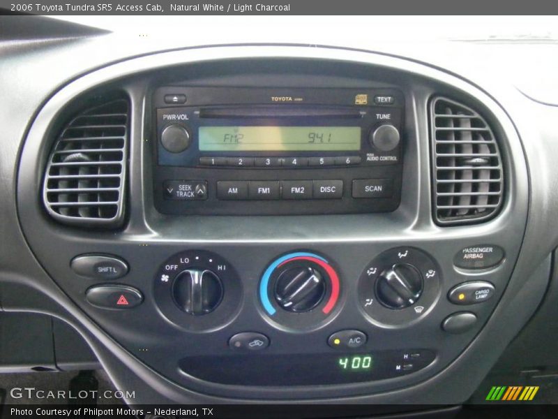 Natural White / Light Charcoal 2006 Toyota Tundra SR5 Access Cab