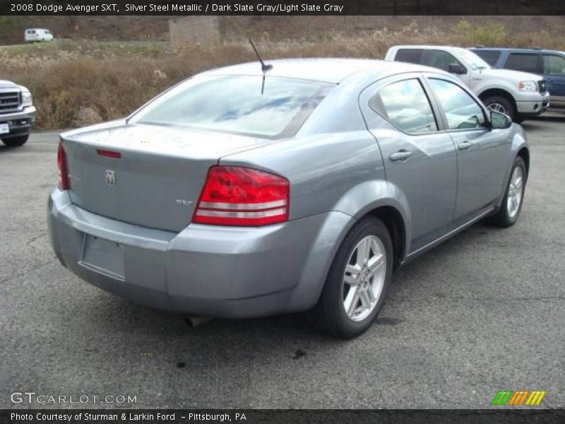 Silver Steel Metallic / Dark Slate Gray/Light Slate Gray 2008 Dodge Avenger SXT