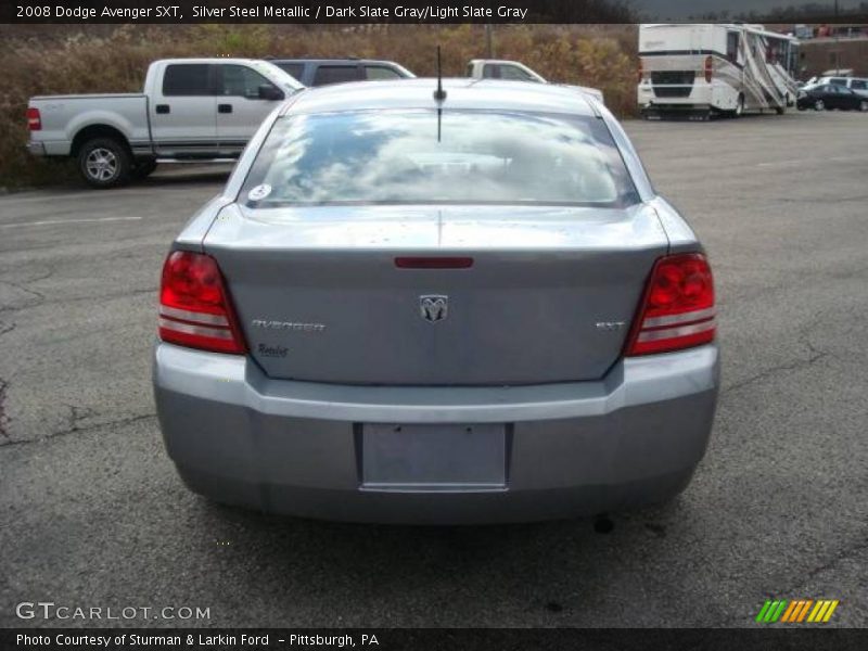 Silver Steel Metallic / Dark Slate Gray/Light Slate Gray 2008 Dodge Avenger SXT