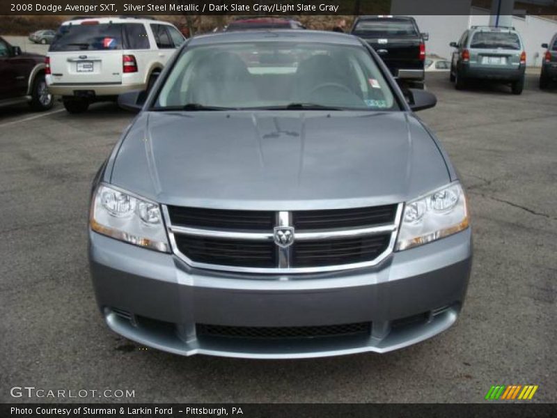 Silver Steel Metallic / Dark Slate Gray/Light Slate Gray 2008 Dodge Avenger SXT