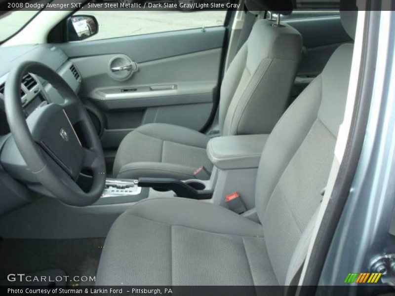 Silver Steel Metallic / Dark Slate Gray/Light Slate Gray 2008 Dodge Avenger SXT
