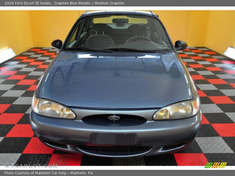 Graphite Blue Metallic / Medium Graphite 1999 Ford Escort SE Sedan