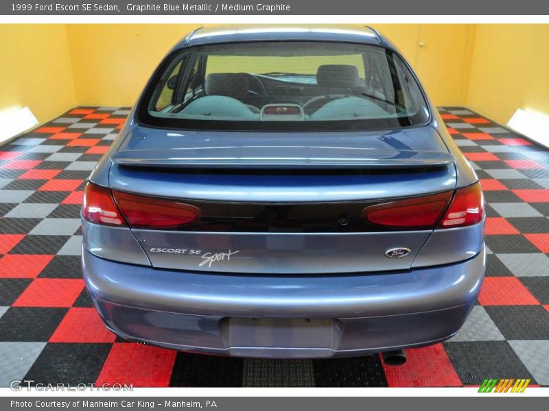 Graphite Blue Metallic / Medium Graphite 1999 Ford Escort SE Sedan