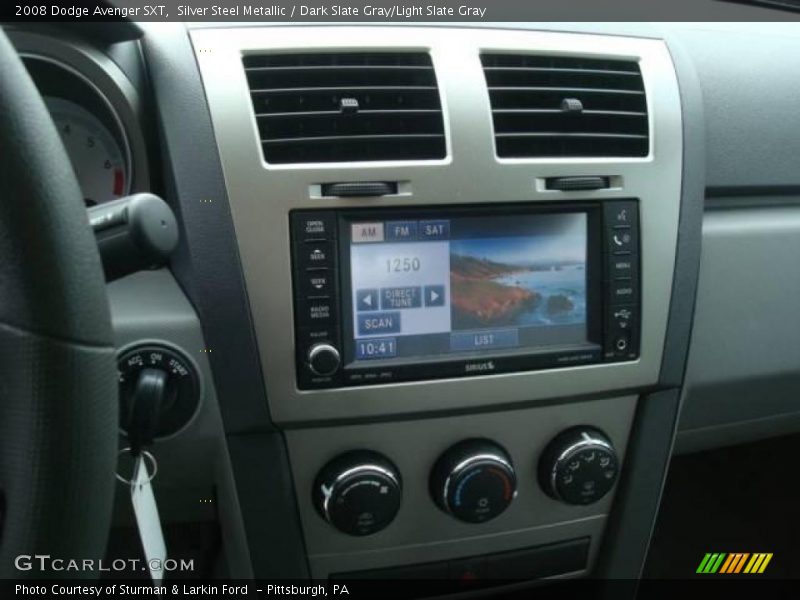 Silver Steel Metallic / Dark Slate Gray/Light Slate Gray 2008 Dodge Avenger SXT