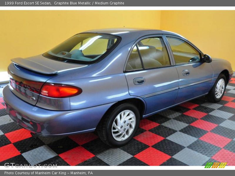 Graphite Blue Metallic / Medium Graphite 1999 Ford Escort SE Sedan